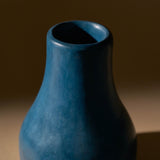 Small Kouba Tadelakt Vase | Azure - Vases + Planters by The Tadelakt Atelier | Obakki