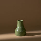 Small Kouba Tadelakt Vase | Olive - Vases + Planters by The Tadelakt Atelier | Obakki