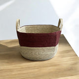 Squared Red Basket Baskets AC Palma Obakki