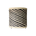 Striped Planter Baskets_AC Palma_201-30-1680-151Black/Natural StripesSmall | Obakki