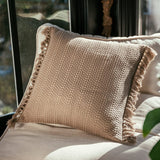 Tailor Fringed Cushion Cover | 20" Cushion Covers Candor - Fernanda Mereles Obakki