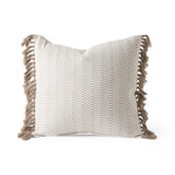 Tailor Fringed Cushion Cover | 20" Cushion Covers Candor - Fernanda Mereles Obakki