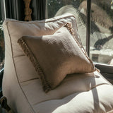Tailor Fringed Cushion Cover | 20" Cushion Covers Candor - Fernanda Mereles Obakki