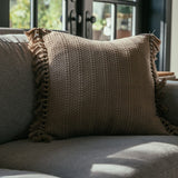 Tailor Fringed Cushion Cover | 20" Cushion Covers Candor - Fernanda Mereles Obakki
