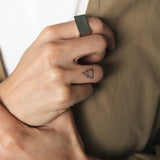 Thick Flat Top Ring Ring Victorious Crafts Obakki