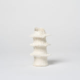 Torn Tier Candle Stand | Cream Lichen_Nathalee Paolinelli_201-72-1832-137Cream LichenMedium | Obakki