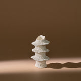 Torn Tier Candle Stand | Cream Lichen - Candles & Incense by Nathalee Paolinelli | Obakki