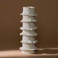 Torn Tier Vase | Cream Lichen_Nathalee Paolinelli_201-72-2061-137Cream LichenOS | Obakki