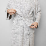 Turkish Linen Robe | Speckled Grey Robes Mizar & Alcor Obakki