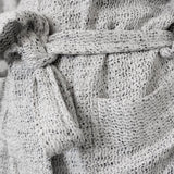 Turkish Linen Robe | Speckled Grey Robes Mizar & Alcor Obakki