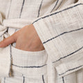 Turkish Linen Robe | Suro Stripe_Mizar & Alcor_201-60-1410-171SuroS | Obakki