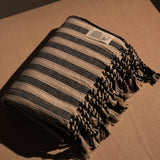 Turkish Linen Towel | Karam Stripe Towels Mizar & Alcor Obakki