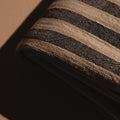 Turkish Linen Towel | Karam Stripe_Mizar & Alcor_201-60-1260-171BLKOS | Obakki