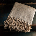 Turkish Linen Towel | Speckled Grey_Mizar & Alcor_201-60-1262-171GRYOS | Obakki