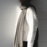 Turkish Silk Scarf | Black Scarves Mizar & Alcor Obakki