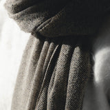 Turkish Silk Scarf | Black Scarves Mizar & Alcor Obakki