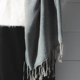 Turkish Silk Scarf | Blue Scarves Mizar & Alcor Obakki