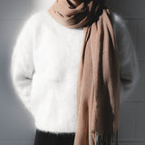 Turkish Silk Scarf | Burnt Red Scarves Mizar & Alcor Obakki