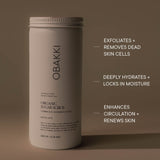 Unscented Sugar Scrub Body Scrub Obakki Obakki