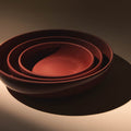 10" Flat Serving Bowl_R+D.Lab_201-54-0400-158OLDROSEOS | Obakki
