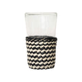 13.5 oz Woven Glass | Single_AC Palma_201-52-0932-149Clr / Blk + Nat PlmOS | Obakki