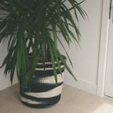 18" Sisal Basket | Swirl - Baskets by Kitui | Obakki