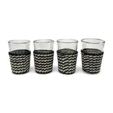 3.5 oz Woven Glasses | Set of 4 - Glassware by AC Palma | Obakki