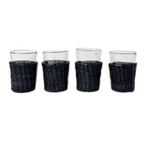 3.5 oz Woven Glasses | Set of 4 - Glassware by AC Palma | Obakki