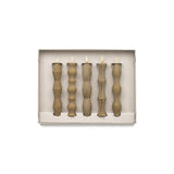 4" Totem Candles | Set of 5_Takazawa_201-41-0049-698-Sumac-O/S | Obakki