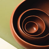 6" Red Clay Smooth Bowl - Bowls by Macrina | Obakki