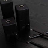 8" Burnt Wood Candle Holder Candle Holders Christian Nyberg Obakki