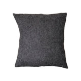 Brushed Wool Cushion Cover | Dark Grey Cushion Covers Weavers of Chiapas Obakki