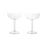 Clear Velasca Coppa | Set of 2 - Glassware by R+D.Lab | Obakki