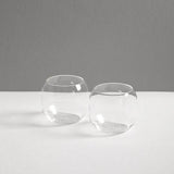 Clear Velasca Tumblers | Set of 2 - Glassware by R+D.Lab | Obakki
