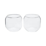 Clear Velasca Tumblers | Set of 2 - Glassware by R+D.Lab | Obakki