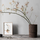 Cork Cylinder | L_Studio Corkinho_201-71-1112-178-BRNTCORK-L | Obakki