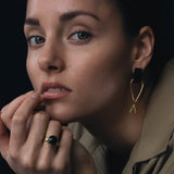 Cross - over Horn Earrings - Earring by Victorious Crafts | Obakki