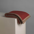 Doppio Double Sided Blanket | Red - Camel_R+D.Lab_201-64-0576-160RD-CMLOS | Obakki