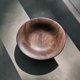 Hand Carved 10" Redwood Bowl - Bowls by Amadou | Obakki
