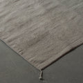 Hand - woven Oaxacan Flecked Rug_Jose Mendoza_201-64-0827-715Grey3x5 | Obakki