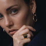 Looped Oval Earrings - Earring by Sylvester | Obakki