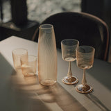 Luisa Calice 3 - Piece Set | Sand - Glassware by R+D.Lab | Obakki