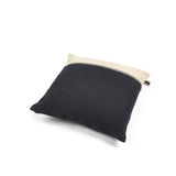 Marshall Throw Pillow | Black - Flax - Cushion Covers by Libeco | Obakki