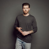 Men's Heathered Long Sleeve T-Shirt - T-Shirts by Obakki | Obakki