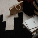 Mohair Accent Rug | Linear Patterns - Rugs by Frances VH | Obakki