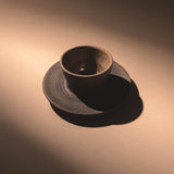 Oaxacan Clay Espresso Cup & Saucer - Drinkware by Ana Beatriz | Obakki