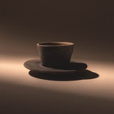 Oaxacan Clay Espresso Cup & Saucer - Drinkware by Ana Beatriz | Obakki