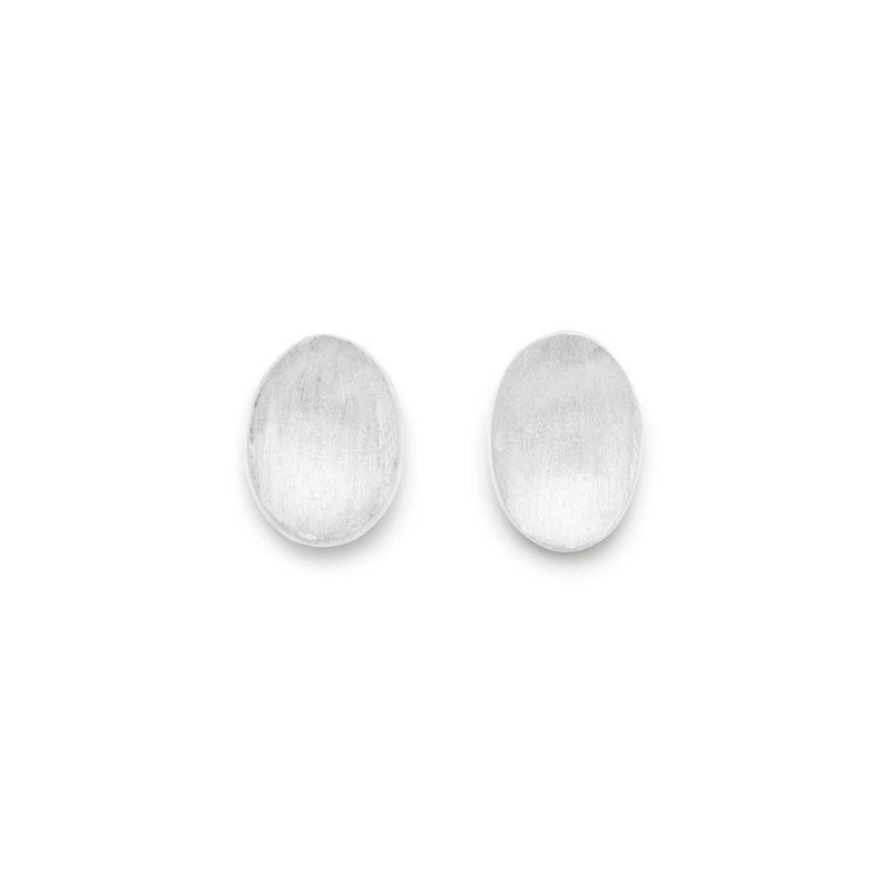 Concave Oval Earrings Jewelry 