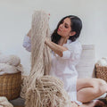Inverted Pyramid Wall Hanging_Mx. Atelier_201-71-0986-175Ivory60 x 75 cm / 24" x 30" | Obakki