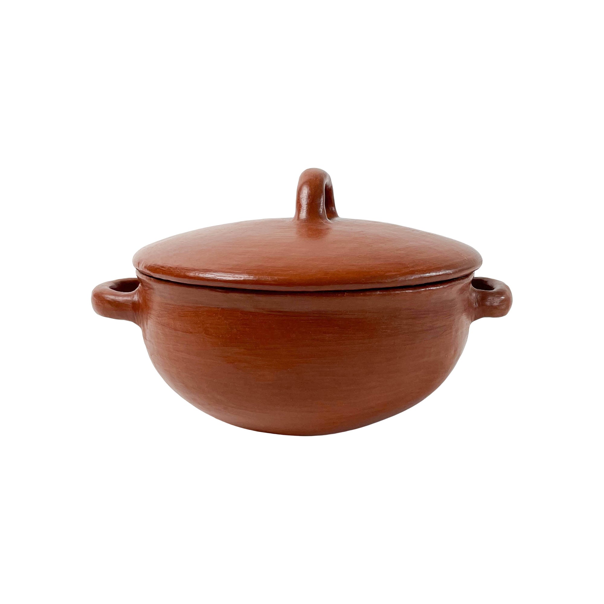 Pottery large casserole 185,97 fl.oz Handmade red clay Cook